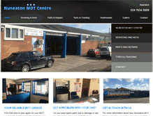 Tablet Screenshot of nuneaton-motcentre.co.uk